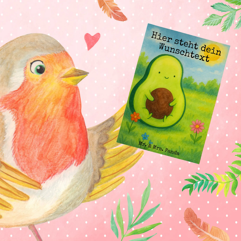 Personalisierte Grußkarte Avocado Kern Design Grußkarte mit persönlichen Nachrichten, Personalisierte Glückwunschkarte, Personalisierte Hochzeitskarte, Personalisiertere Klappkarte, Personalisierte Grußkarte, Grußkarte selber drucken, Grußkarte als Geldgeschenk, Personalisierte Geburtstagskarte, Grußkarten personalisiert, Grußkarte selbst gestalten, Grußkarte mit Namen, Personalisierte Einladungskarte, Personalisierte Karte, Avocado, Veggie, Vegan, Gesund, Pflanze, Kern, Avocadokern, Avokado, Spruch Leben
