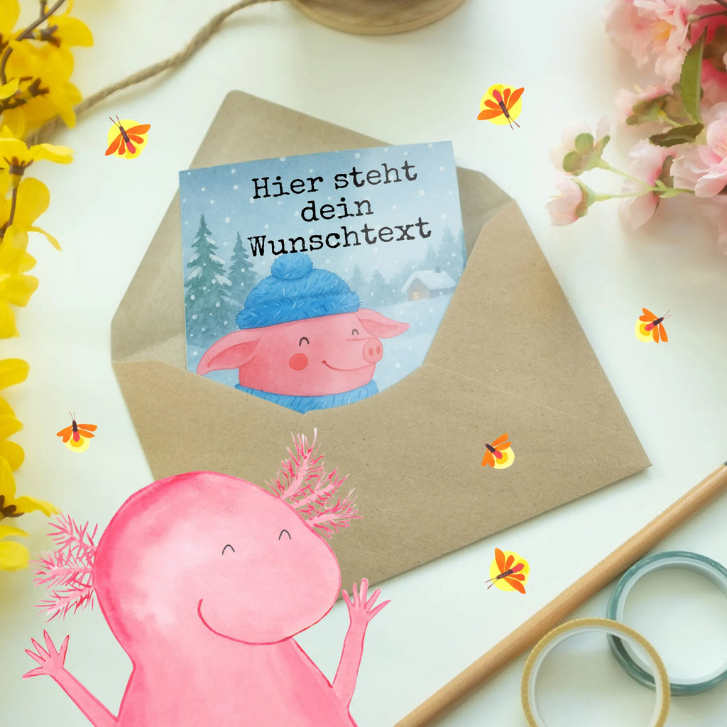 Personalisierte Grußkarte Schweinchen Glühwein Design Grußkarte selber drucken, Personalisiertere Klappkarte, Grußkarte selbst gestalten, Personalisierte Karte, Grußkarte mit persönlichen Nachrichten, Personalisierte Einladungskarte, Grußkarte als Geldgeschenk, Personalisierte Hochzeitskarte, Grußkarten personalisiert, Personalisierte Grußkarte, Personalisierte Glückwunschkarte, Grußkarte mit Namen, Personalisierte Geburtstagskarte, Winter, Weihnachten, Weihnachtsdeko, Nikolaus, Advent, Heiligabend, Wintermotiv, Weihnachtsmarkt, Glühwein, Spruch, Betrunken