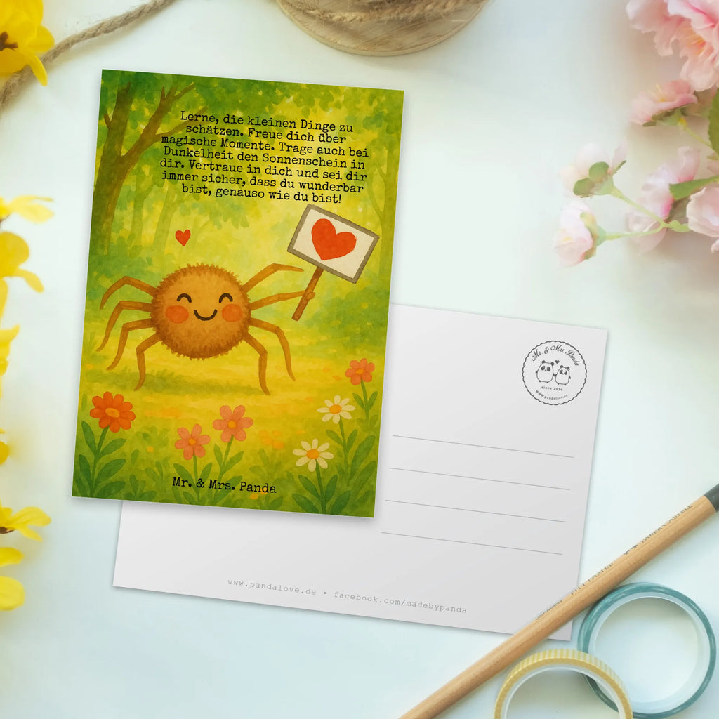 Postkarte Spinne Agathe Motivation Design Postkarte, Karte, Geschenkkarte, Grußkarte, Einladung, Ansichtskarte, Geburtstagskarte, Einladungskarte, Dankeskarte, Ansichtskarten, Einladung Geburtstag, Einladungskarten Geburtstag, Spinne Agathe, Spinne, Agathe, Videos, Merchandise, Motivation, Glück, Liebe, Vertrauen, Dankeschön