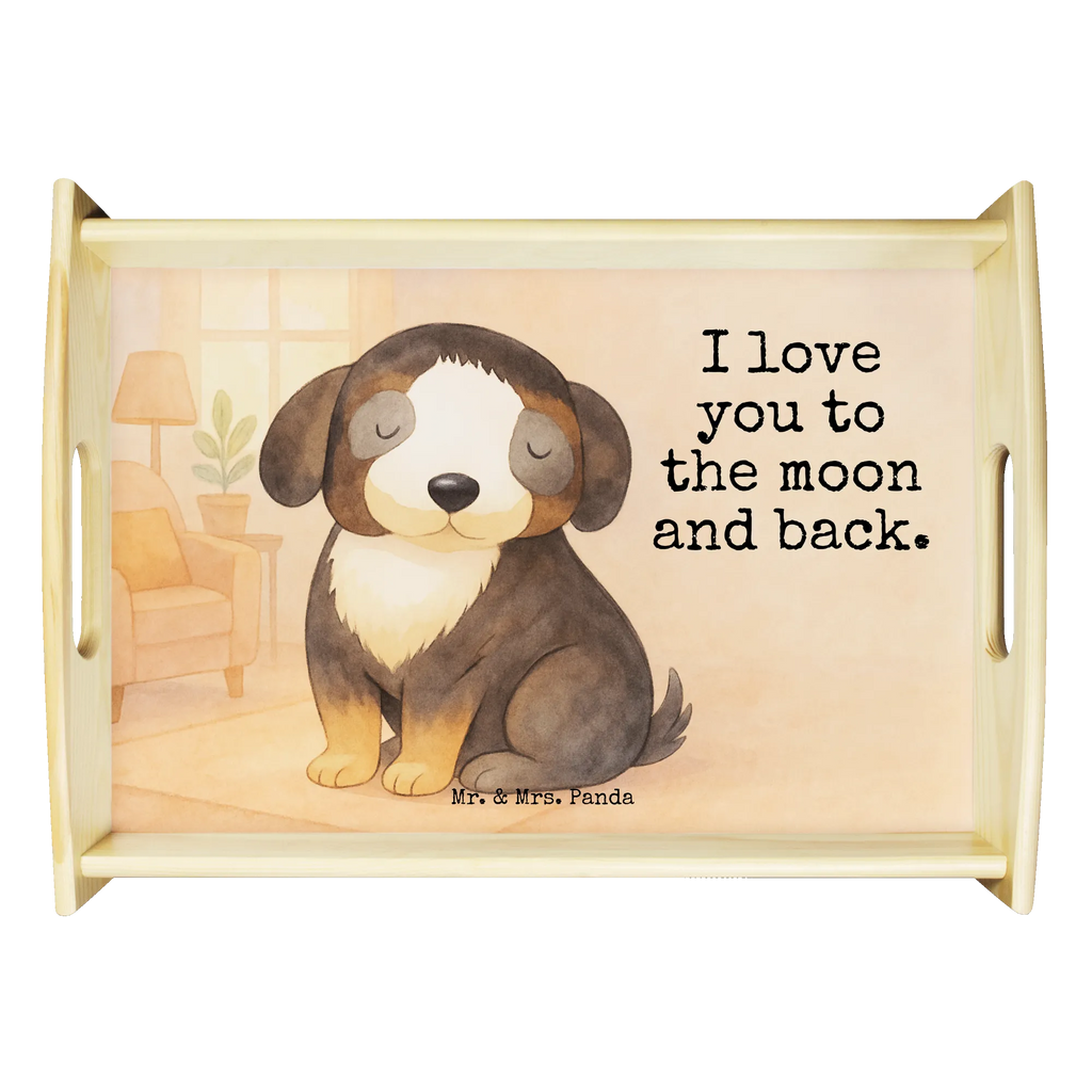 Serviertablett Hund Entspannen Design Serviertablett, Tablett, Holztablett, Küchentablett, Dekotablett, Frühstückstablett, Hund, Hundemotiv, Haustier, Hunderasse, Tierliebhaber, Hundebesitzer, Sprüche, schwarzer Hund, Hundeliebe, Liebe, Hundeglück