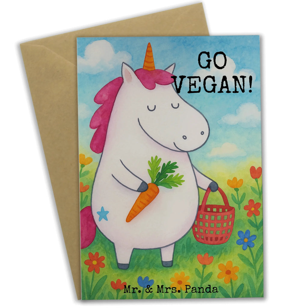 Grußkarte Einhorn Vegan Design Grußkarte, Klappkarte, Einladungskarte, Glückwunschkarte, Hochzeitskarte, Geburtstagskarte, Karte, Ansichtskarten, Einhorn, Einhörner, Einhorn Deko, Unicorn, vegan, Gesund leben, Vegetariar, Rohkost, Gesund essen, Veganismus, Veganer