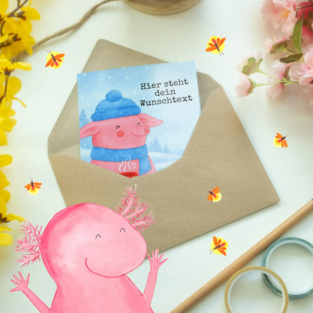 Personalisierte Grußkarte Schwein Glühwein Design Personalisierte Karte, Personalisiertere Klappkarte, Grußkarte selber drucken, Personalisierte Glückwunschkarte, Personalisierte Hochzeitskarte, Grußkarte mit Namen, Personalisierte Grußkarte, Grußkarte mit persönlichen Nachrichten, Personalisierte Geburtstagskarte, Grußkarte als Geldgeschenk, Grußkarten personalisiert, Grußkarte selbst gestalten, Personalisierte Einladungskarte, Winter, Weihnachten, Weihnachtsdeko, Nikolaus, Advent, Heiligabend, Wintermotiv, Punsch, Glühwein, Weihnachtsmarkt, Glühschwein