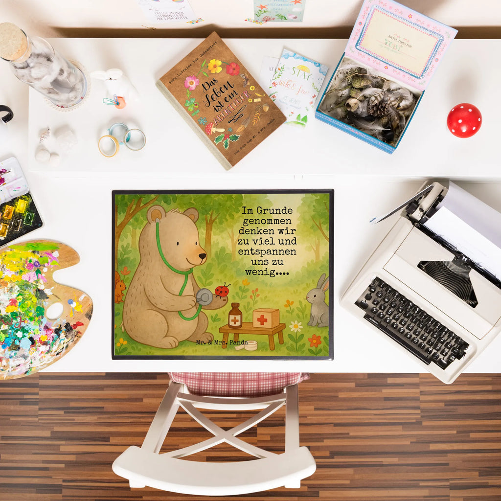 Schreibtischunterlage Bär Arzt Design Schreibunterlage, Schreibtischauflage, Bürobedarf, Büroartikel, Schreibwaren, Schreibtisch Unterlagen, Schreibtischunterlage Groß, Bär, Teddy, Teddybär, Arzt, Ärztin, Doktor, Professor, Doktorin, Professorin