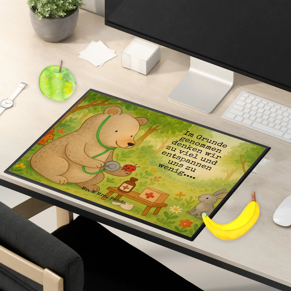 Schreibtischunterlage Bär Arzt Design Schreibunterlage, Schreibtischauflage, Bürobedarf, Büroartikel, Schreibwaren, Schreibtisch Unterlagen, Schreibtischunterlage Groß, Bär, Teddy, Teddybär, Arzt, Ärztin, Doktor, Professor, Doktorin, Professorin