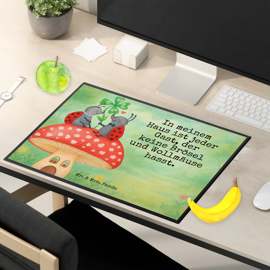 Podkładka na biurko biedronka Muchomor Design Schreibunterlage, Schreibtischauflage, Bürobedarf, Büroartikel, Schreibwaren, Schreibtisch Unterlagen, Schreibtischunterlage Groß, Tiermotive, Gute Laune, lustige Sprüche, Tiere, Haus, Wohnung, zuhause, Fliegenpilz, Marienkäfer, Fleigenpilzhaus