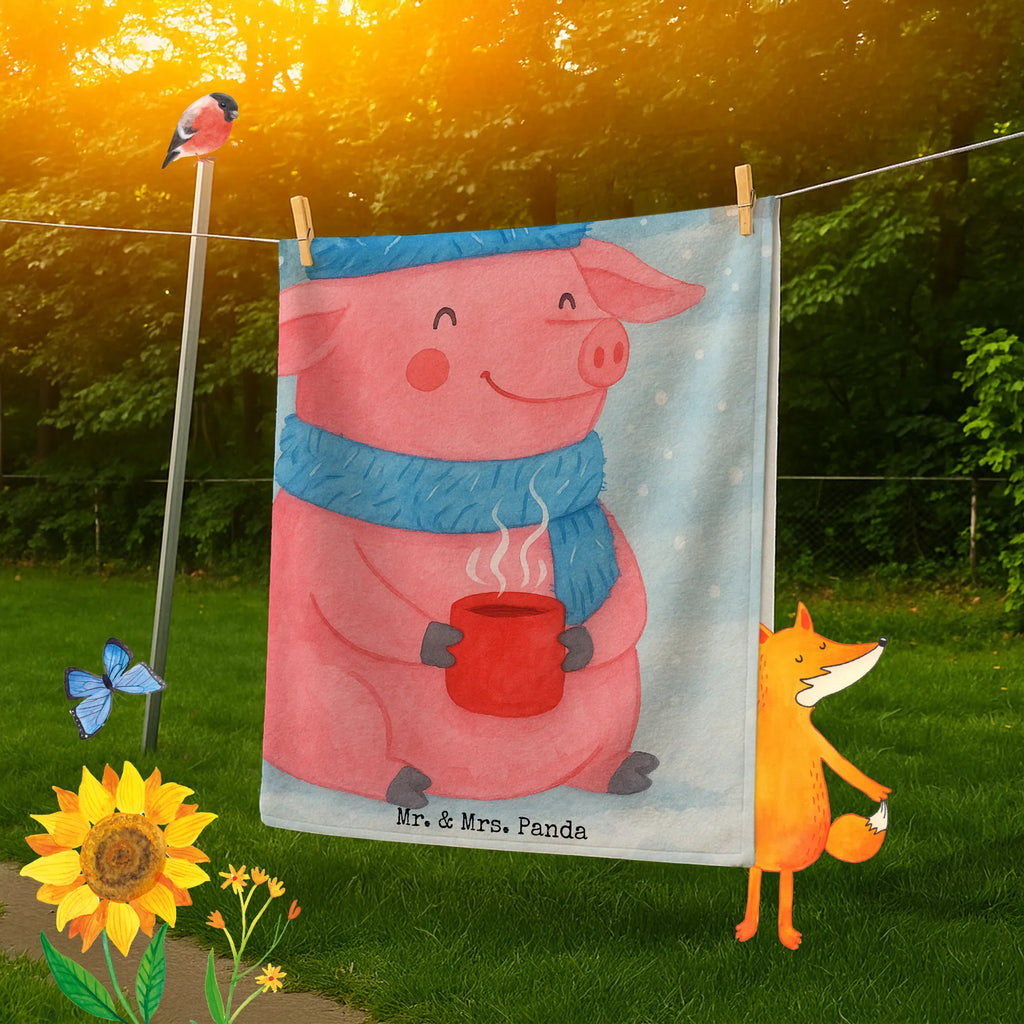 Badehandtuch Schweinchen Glühwein Design Duschtuch, Badetuch, Strandtuch, Saunatuch, Kinder Handtuch, Winter, Weihnachten, Weihnachtsdeko, Nikolaus, Advent, Heiligabend, Wintermotiv, Glühwein, Betrunken, Weihnachtsmarkt, Spruch