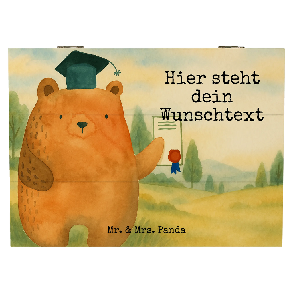 Personalisierte Holzkiste Bär Prüfung Design Dekokiste mit Namen, Erinnerungskiste, Aufbewahrungsbox mit Namen, Erinnerungsbox Personalisiert, Holzkiste Personalisiert, Truhe Personalisiert, Kiste mit Namen, Aufbewahrungsbox Personalisiert, Truhe mit Namen, Kiste Personalisiert, GEschenkdose personalisiert, Schatzkiste Personalisiert, Geschenkbox personalisiert, Erinnerungskiste Personalisiert, Erinnerungsbox mit Namen, mit Namen, Schatzkiste mit Namen, Schatulle Personalisiert, Holzkiste mit Namen, Schatulle mit Namen, Dekokiste Personalisiert, Bär, Teddy, Teddybär, Zeugnis, Abschluss, Prüfung bestanden, Abitur, Prüfungen, Abschlusszeugnis