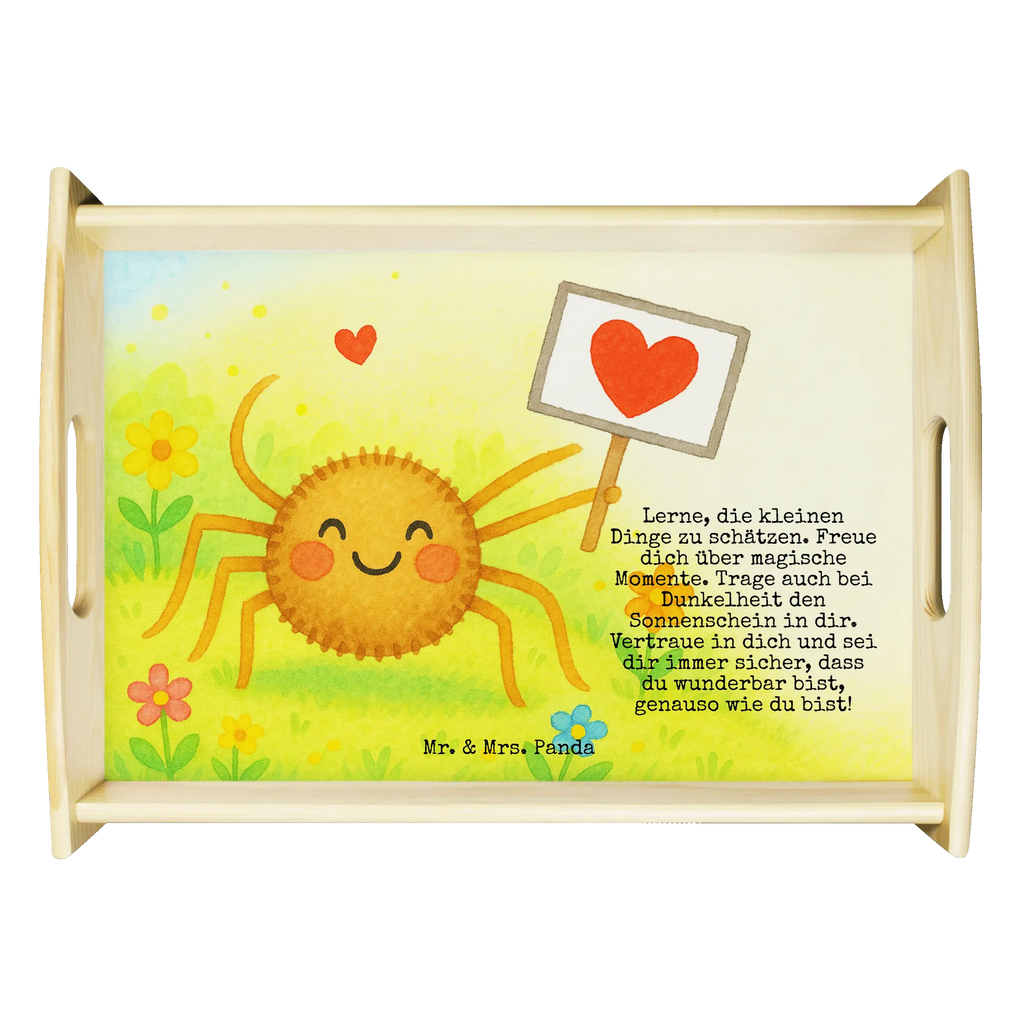 Serving tray Spider Agatha Motivation Design Serviertablett, Tablett, Holztablett, Küchentablett, Dekotablett, Frühstückstablett, Spinne Agathe, Spinne, Agathe, Videos, Merchandise, Motivation, Glück, Liebe, Vertrauen, Dankeschön