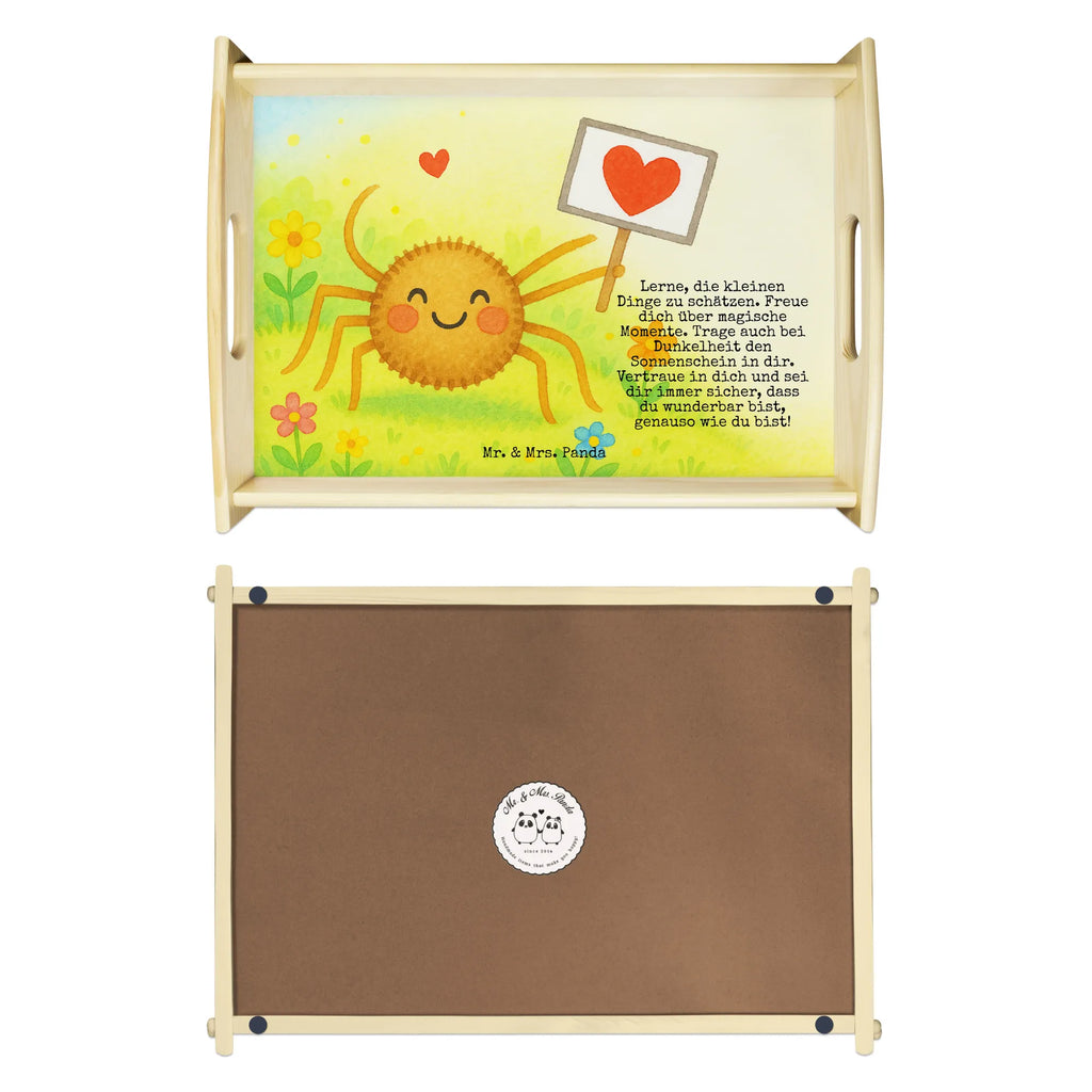 Serving tray Spider Agatha Motivation Design Serviertablett, Tablett, Holztablett, Küchentablett, Dekotablett, Frühstückstablett, Spinne Agathe, Spinne, Agathe, Videos, Merchandise, Motivation, Glück, Liebe, Vertrauen, Dankeschön