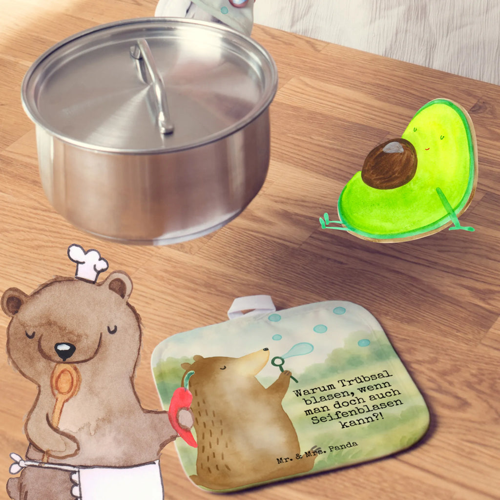 2-elementowy zestaw podkładek pod garnki niedźwiedź bańki mydlane Design Topflappen, Topfuntersetzer, Ofenhandschuh, Topflappen Set, Topflappen lustig, Topflappen mit Spruch, Ofenhandschuhe, Topfhandschuhe, Topfhandschuh, Topflappenset, Topflappen 2er Set, Schöne Topflappen, Bär, Teddy, Teddybär, Seifenblasen Bär Lustig Sein Glücklich Traurig Happy