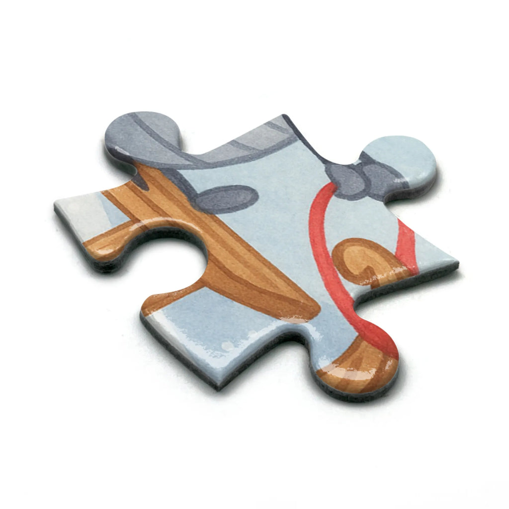 Puzzle Smörle Rodeln Design Puzzle, Winter, Weihnachten, Weihnachtsdeko, Nikolaus, Advent, Heiligabend, Wintermotiv, Marzipan, Smörle, Schlittenfahren