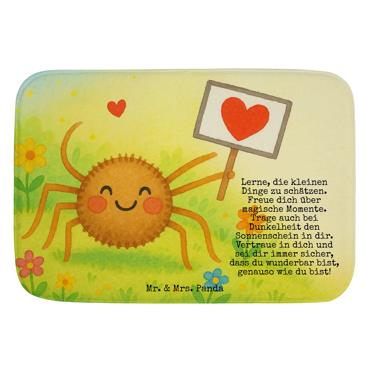 Bath mat Spider Agatha Motivation Design Spider Agathe, Spider