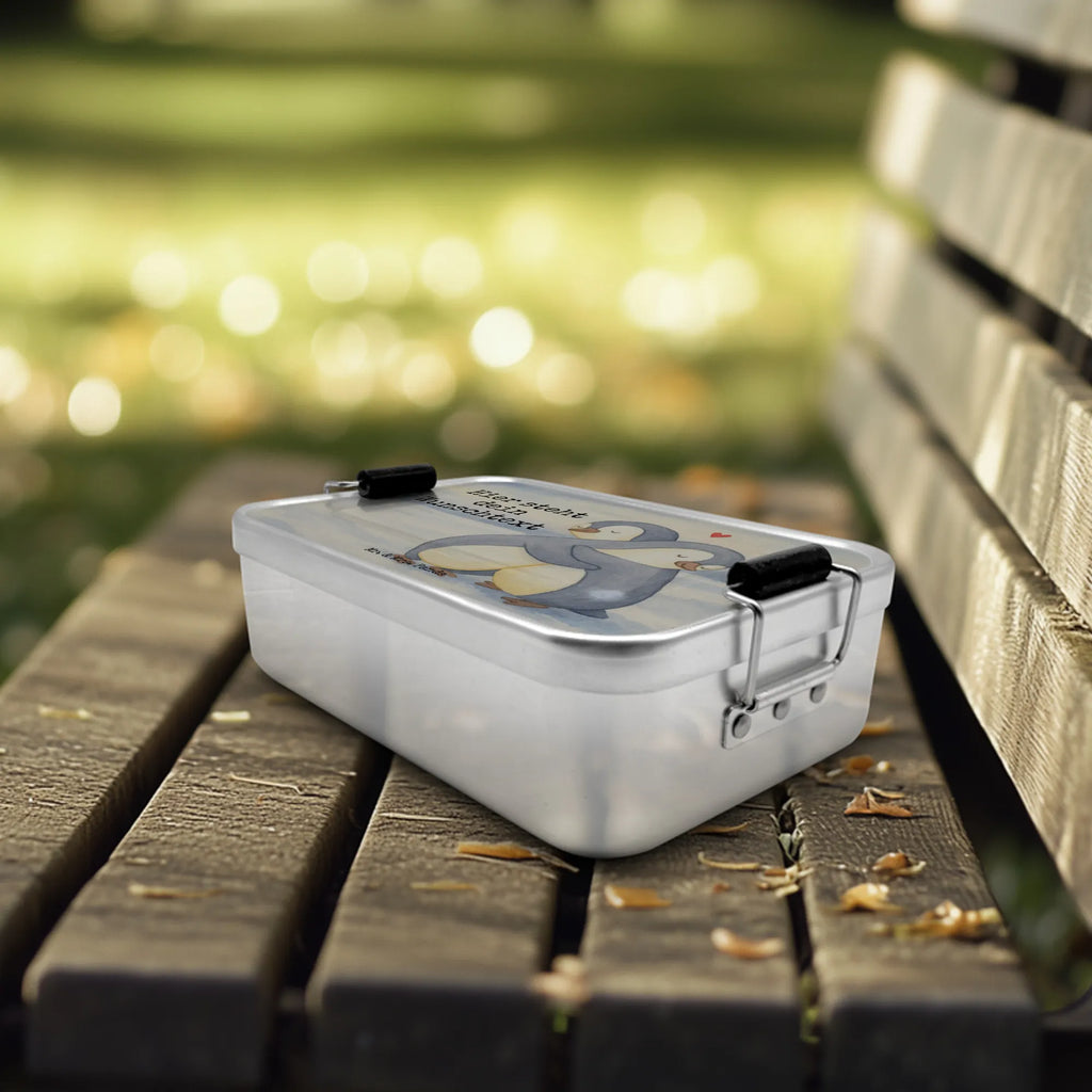 Personalisierte Metall Brotdose Pinguine Kuscheln Design Brotdose, Brotdose mit Namen, Kindergarten, Brotbox, Uni, Geschenk mit Namen, Schule, Brotbox mit Namen, Liebe, Partner, Freund, Freundin, Ehemann, Ehefrau, Heiraten, Verlobung, Heiratsantrag, Liebesgeschenk, Jahrestag, Hocheitstag, für Ehemann, Hochzeitstag, Geschenk für Partner, Geschenk für Frauen, Valentinstag, für Männer, Mitbringsel, Liebesbeweis, Geschenk für Freundin