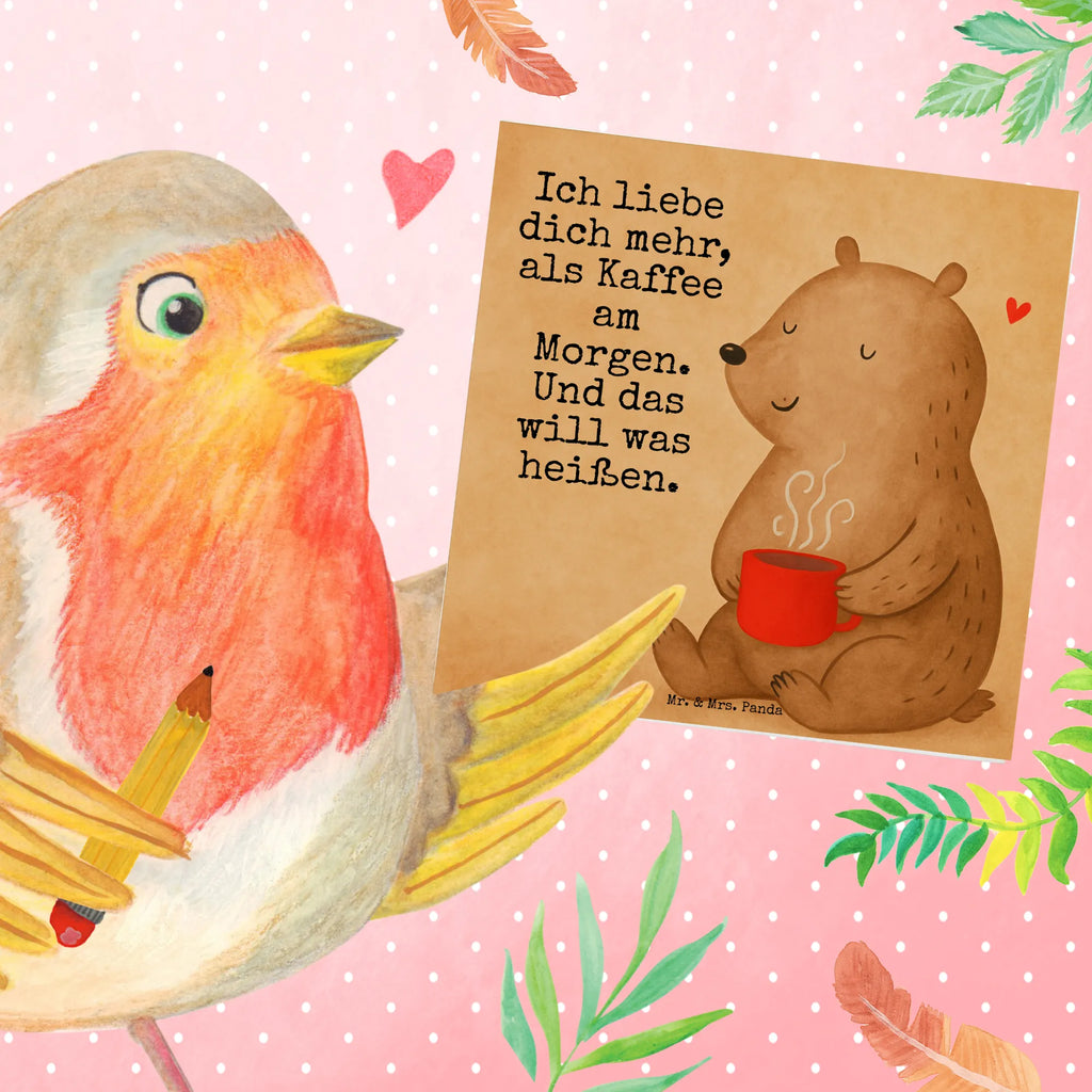 Deluxe Karte Bär Morgenkaffee Design Karte, Grußkarte, Klappkarte, Einladungskarte, Glückwunschkarte, Hochzeitskarte, Geburtstagskarte, Hochwertige Grußkarte, Hochwertige Klappkarte, Liebe, Partner, Freund, Freundin, Ehemann, Ehefrau, Heiraten, Verlobung, Heiratsantrag, Liebesgeschenk, Jahrestag, Hocheitstag, Valentinstag, Geschenk für Frauen, Hochzeitstag, Mitbringsel, Geschenk für Freundin, Geschenk für Partner, Liebesbeweis, für Männer, für Ehemann