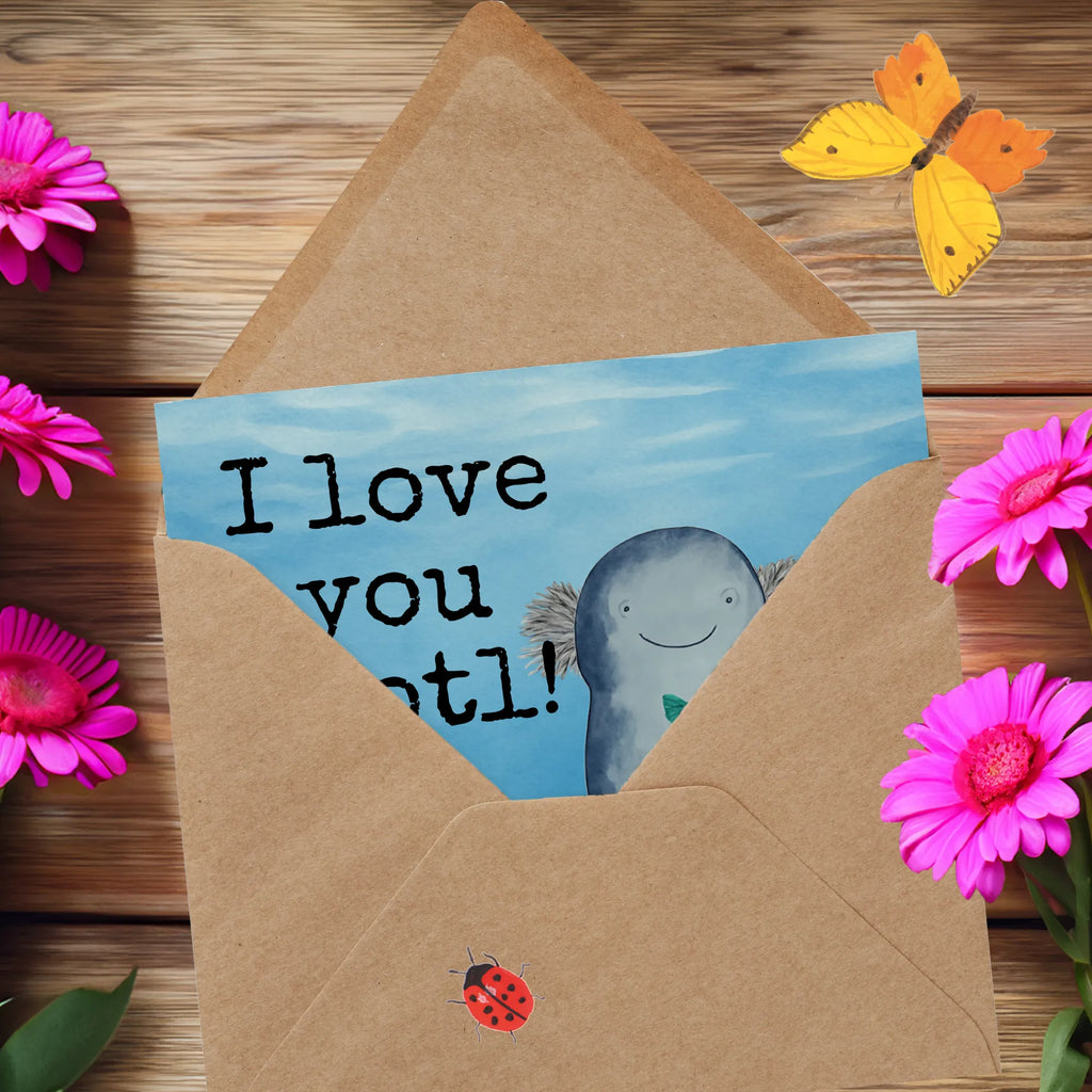 Deluxe Karte Axolotl Liebe Design Karte, Grußkarte, Klappkarte, Einladungskarte, Glückwunschkarte, Hochzeitskarte, Geburtstagskarte, Hochwertige Grußkarte, Hochwertige Klappkarte, Liebe, Partner, Freund, Freundin, Ehemann, Ehefrau, Heiraten, Verlobung, Heiratsantrag, Liebesgeschenk, Jahrestag, Hocheitstag, Valentinstag, Geschenk für Frauen, Hochzeitstag, Mitbringsel, Geschenk für Freundin, Geschenk für Partner, Liebesbeweis, für Männer, für Ehemann