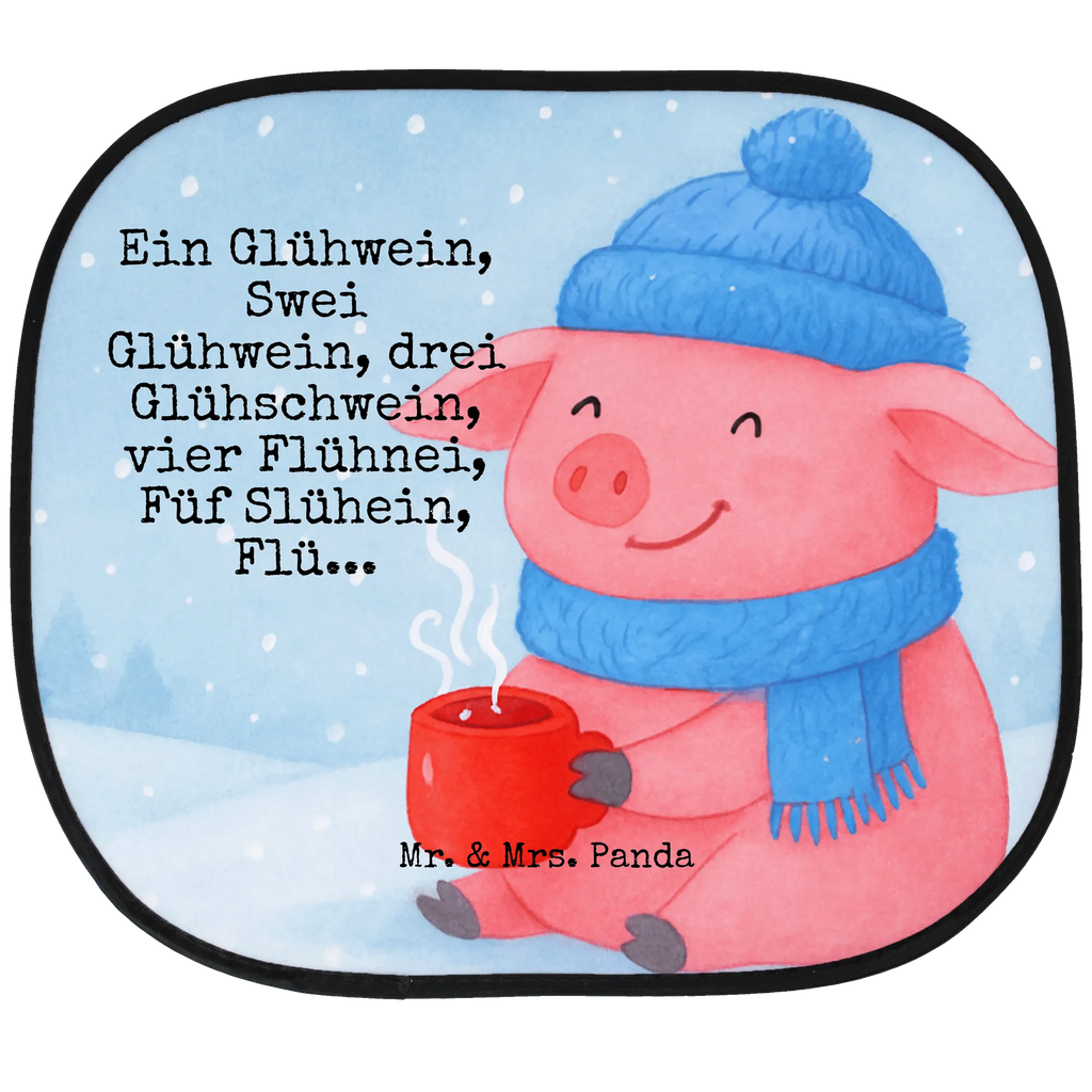 Osłona przeciwsłoneczna do samochodu Świnka grzane wino Design Zima, Boże Narodzenie, dekoracje świąteczne, Mikołaj, Adwent, Wigilia, zimowy motyw