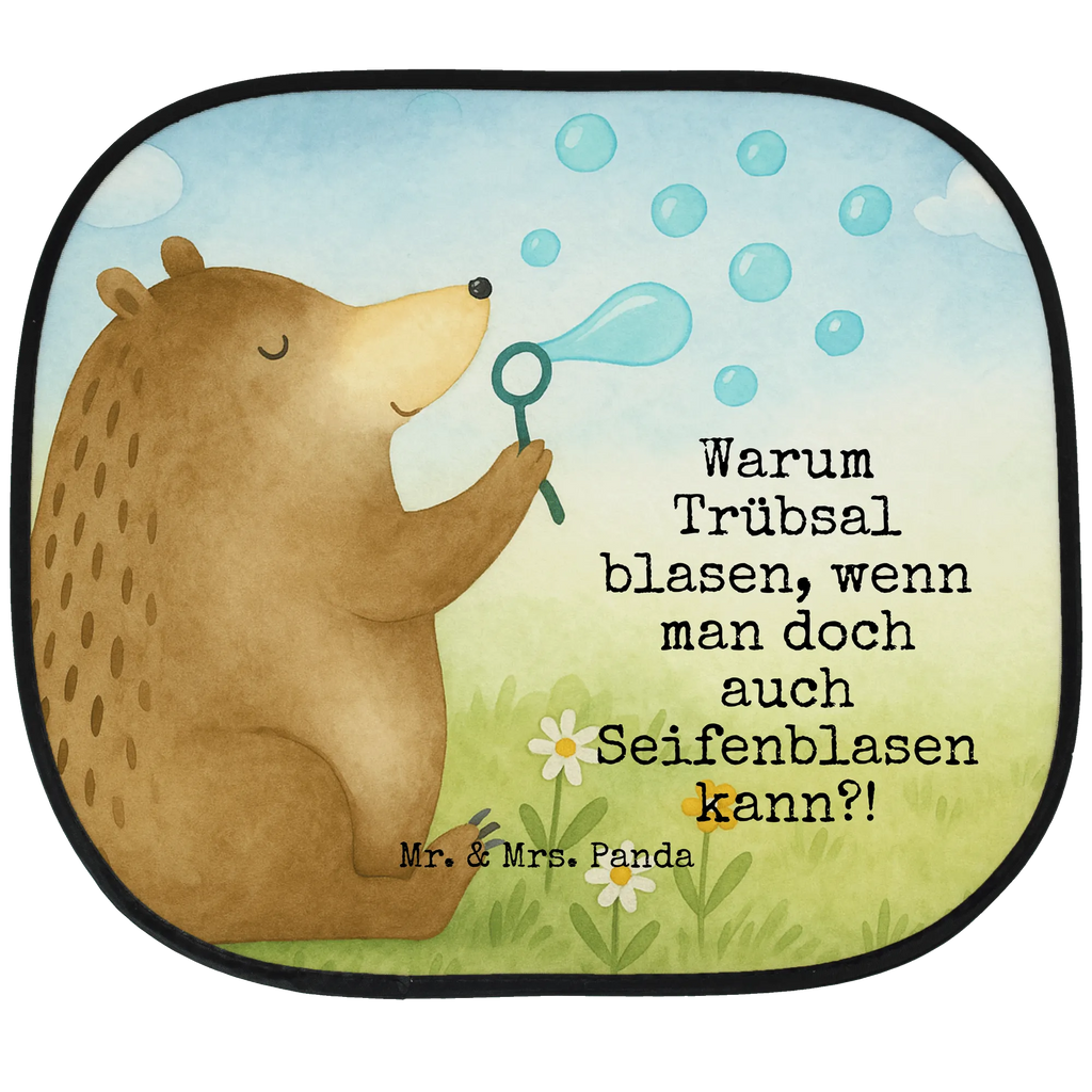 Car sun shade bear soap bubbles Design family, back seat, gift, sun protection, car, children, windows, sun visor, bear, teddy, teddy bear, cuddly toy, Soap Bubbles Bear Funny Being Happy Sad Happy