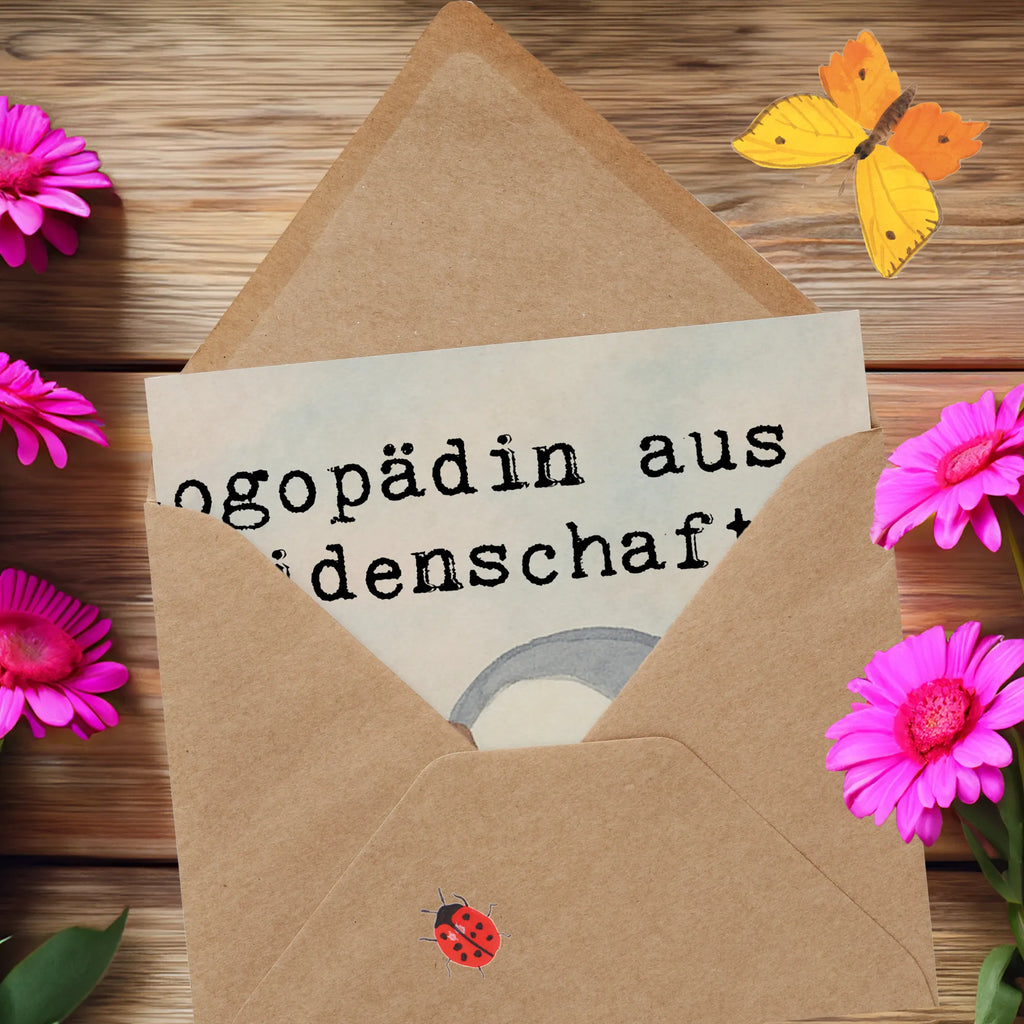 Deluxe Karte Logopädin Leidenschaft Design Geburtstagskarte, Klappkarte, Hochzeitskarte, Hochwertige Klappkarte, Karte, Grußkarte, Einladungskarte, Glückwunschkarte, Hochwertige Grußkarte, Beruf, Ausbildung, Jubiläum, Abschied, Rente, Kollege, Kollegin, Geschenk, Schenken, Arbeitskollege, Mitarbeiter, Firma, Danke, Dankeschön, Studium, Logopädin, Logopädie