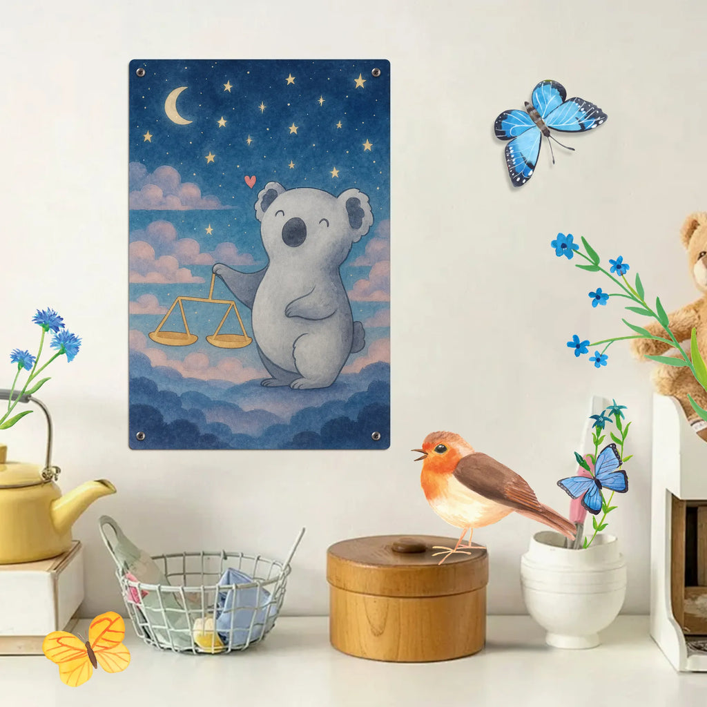 Paint by Numbers Metal Sign Scale Astrology Design constellations, birthdays, astrology, zodiac, date of birth, month of birth