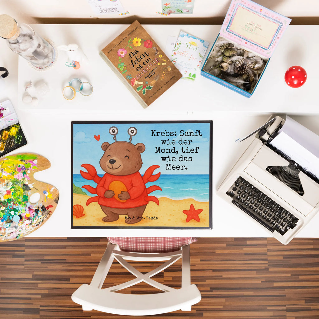 Schreibtischunterlage Krebs Astrologie Design Bürobedarf, Büroartikel, Schreibunterlage, Schreibtischunterlage Groß, Schreibtischauflage, Schreibwaren, Schreibtisch Unterlagen, Tierkreiszeichen, Sternzeichen, Horoskop, Astrologie, Aszendent, Krebs, Geburtstagsgeschenk, Geschenk