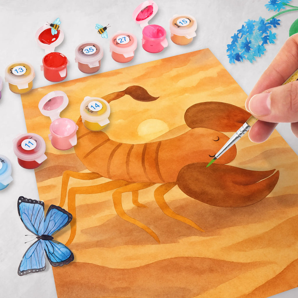 Paint by Numbers Star sign Scorpio Design Malen, Kunstwerk, Baseln, DIY, Bastelidee, Malen nach Zahlen, Künstler, Ausmalbild, Kreativität, Tierkreiszeichen, Sternzeichen, Horoskop, Astrologie, Aszendent, Geschenk Oktober, Geburtstag November, Geschenk November, Skorpion Geschenk, Skorpione, Geburtstag Oktober, Skorpion Sternzeichen