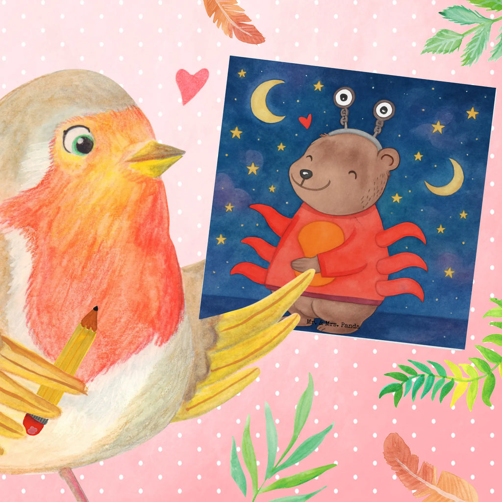 Deluxe Karte Krebs Astrologie Design Einladungskarte, Karte, Hochwertige Klappkarte, Glückwunschkarte, Geburtstagskarte, Hochwertige Grußkarte, Klappkarte, Hochzeitskarte, Grußkarte, Tierkreiszeichen, Sternzeichen, Horoskop, Astrologie, Aszendent, Geburtstagsgeschenk, Krebs, Geschenk