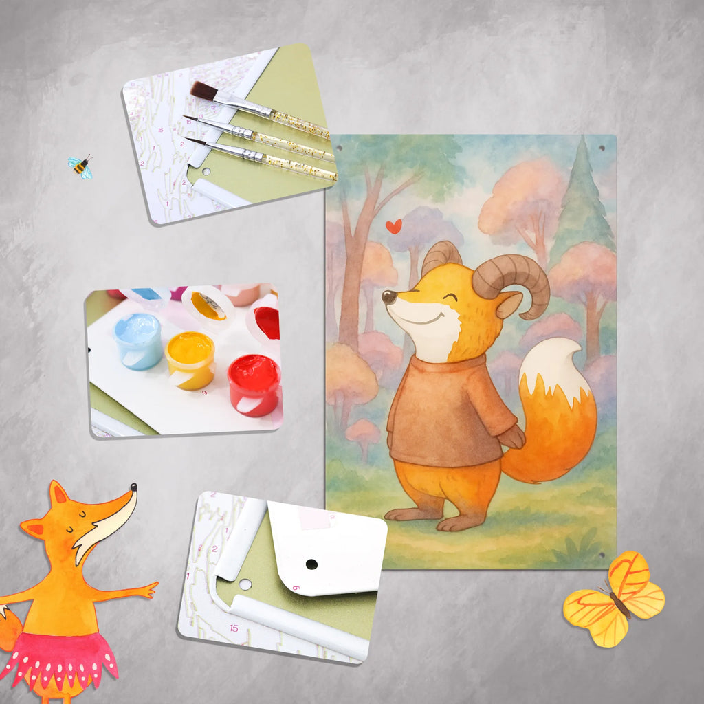 Paint by Numbers Metal Sign Aries Astrology Design constellations, birthdays, astrology, zodiac, date of birth, month of birth