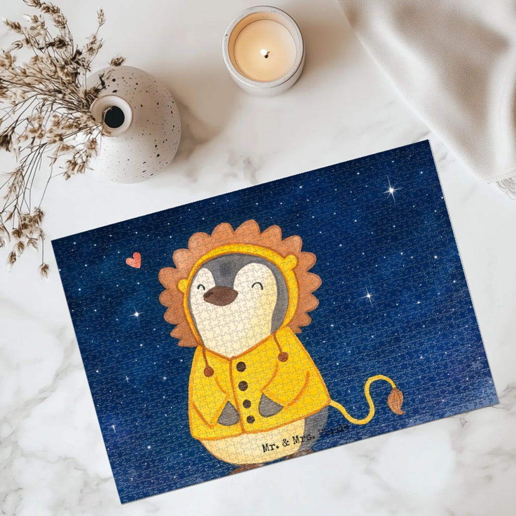 Puzzle Lion Astrology Design Puzzle, Tierkreiszeichen, Sternzeichen, Horoskop, Astrologie, Aszendent, Geburtstagsgeschenk, Geschenkidee zum Geburtstag, Sternzeichen Löwe, Löwe