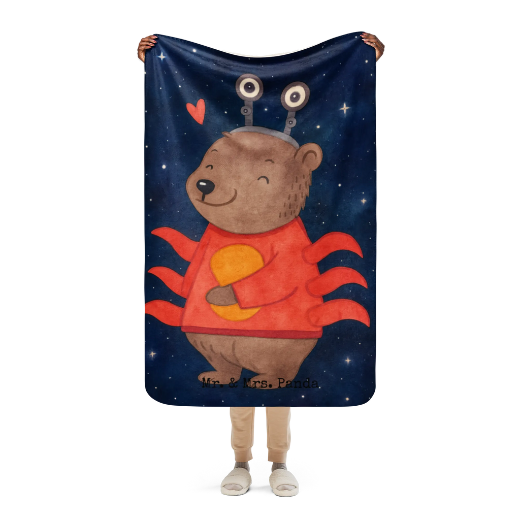 Sherpa cuddly blanket Cancer Astrology Design Tierkreiszeichen, Sternzeichen, Horoskop, Astrologie, Aszendent, Krebs, Geburtstagsgeschenk, Geschenk