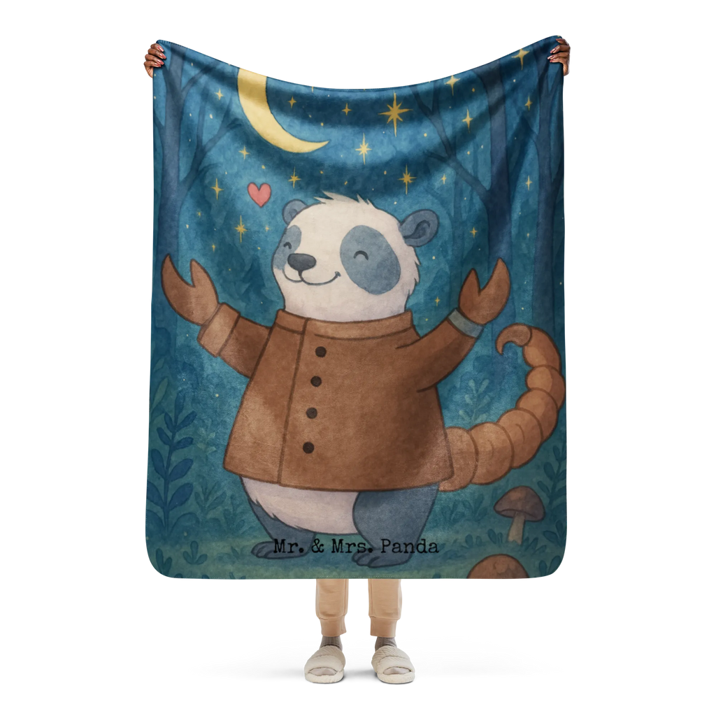 Sherpa cuddly blanket Scorpion Astrology Design Tierkreiszeichen, Sternzeichen, Horoskop, Astrologie, Aszendent, Skorpion, Geschenk, Geburtstagsgeschenk