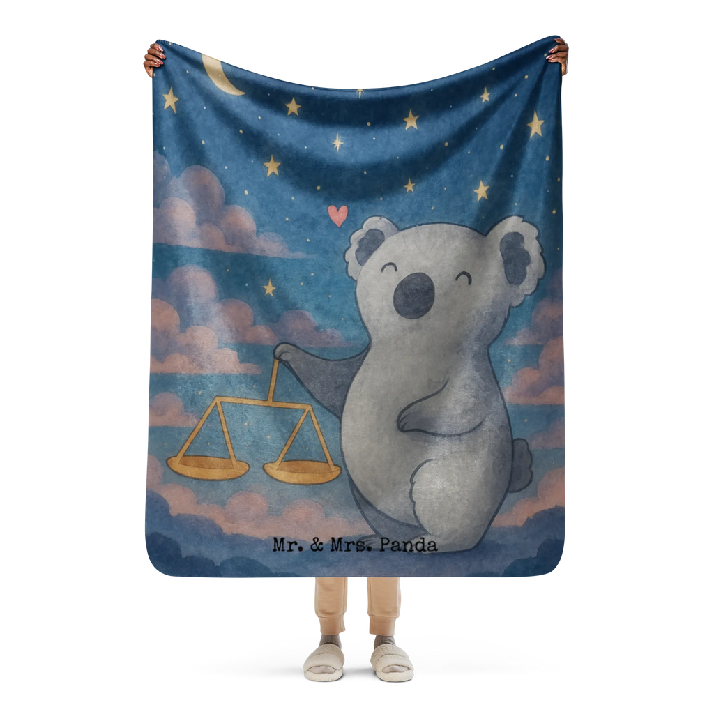 Sherpa cuddly blanket Scale Astrology Design Tierkreiszeichen, Sternzeichen, Horoskop, Astrologie, Aszendent, Geschenk, Geburtstagsgeschenk, Waage, Geschenk zum Geburtstag