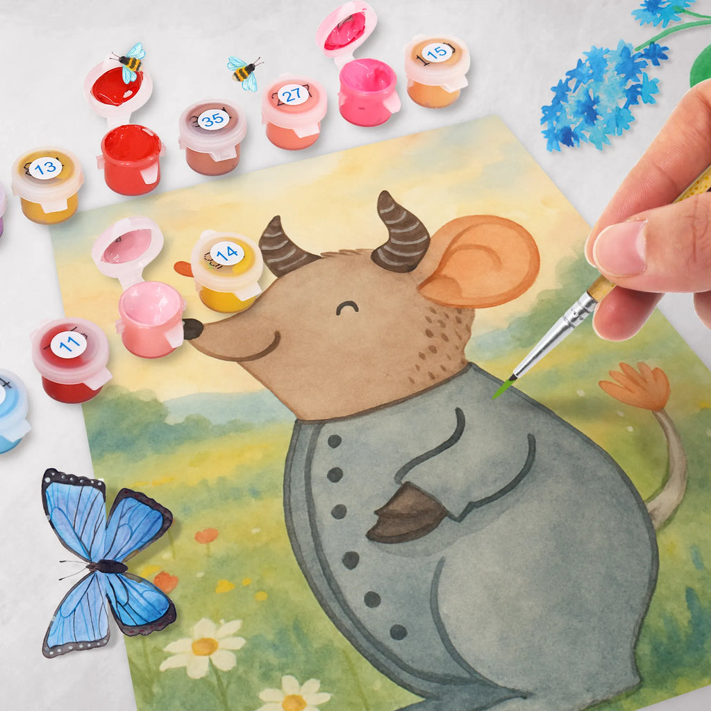 Paint by Numbers Taurus Astrology Design kreativ set, Malen nach Zahlen, malset, zahlenbilder, malen nach zahlen set, diy set, leinwand malset, Horoskop, Astrologie, Aszendent, Sternzeichen, Tierkreiszeichen, Geschenk, Stier, Geburtstagsgeschenk, Geschenkidee Zum Geburtstag