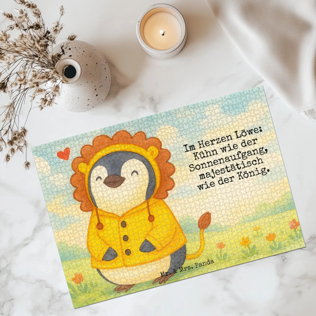 Puzzle Lion Astrology Design Puzzle, Tierkreiszeichen, Sternzeichen, Horoskop, Astrologie, Aszendent, Geburtstagsgeschenk, Geschenkidee zum Geburtstag, Sternzeichen Löwe, Löwe