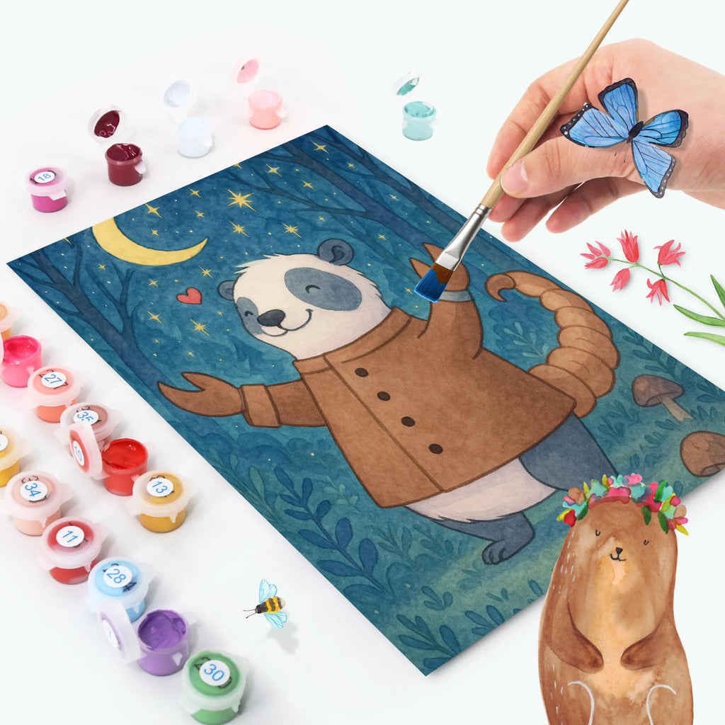 Paint by Numbers Scorpion Astrology Design Kunstwerk, Malen, Ausmalbild, Künstler, Kreativität, Baseln, Bastelidee, Malen nach Zahlen, DIY, Tierkreiszeichen, Sternzeichen, Horoskop, Astrologie, Aszendent, Geschenk, Skorpion, Geburtstagsgeschenk