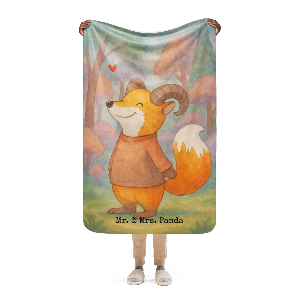 Sherpa cuddly blanket Aries Astrology Design Tierkreiszeichen, Sternzeichen, Horoskop, Astrologie, Aszendent, Widder, Geschenk, Geburtstagsgeschenk