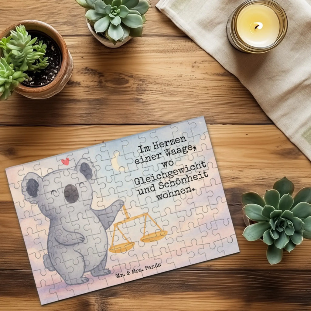 Puzzle Scale Astrology Design Puzzle, Tierkreiszeichen, Sternzeichen, Horoskop, Astrologie, Aszendent, Geschenk, Waage, Geburtstagsgeschenk, Geschenk zum Geburtstag