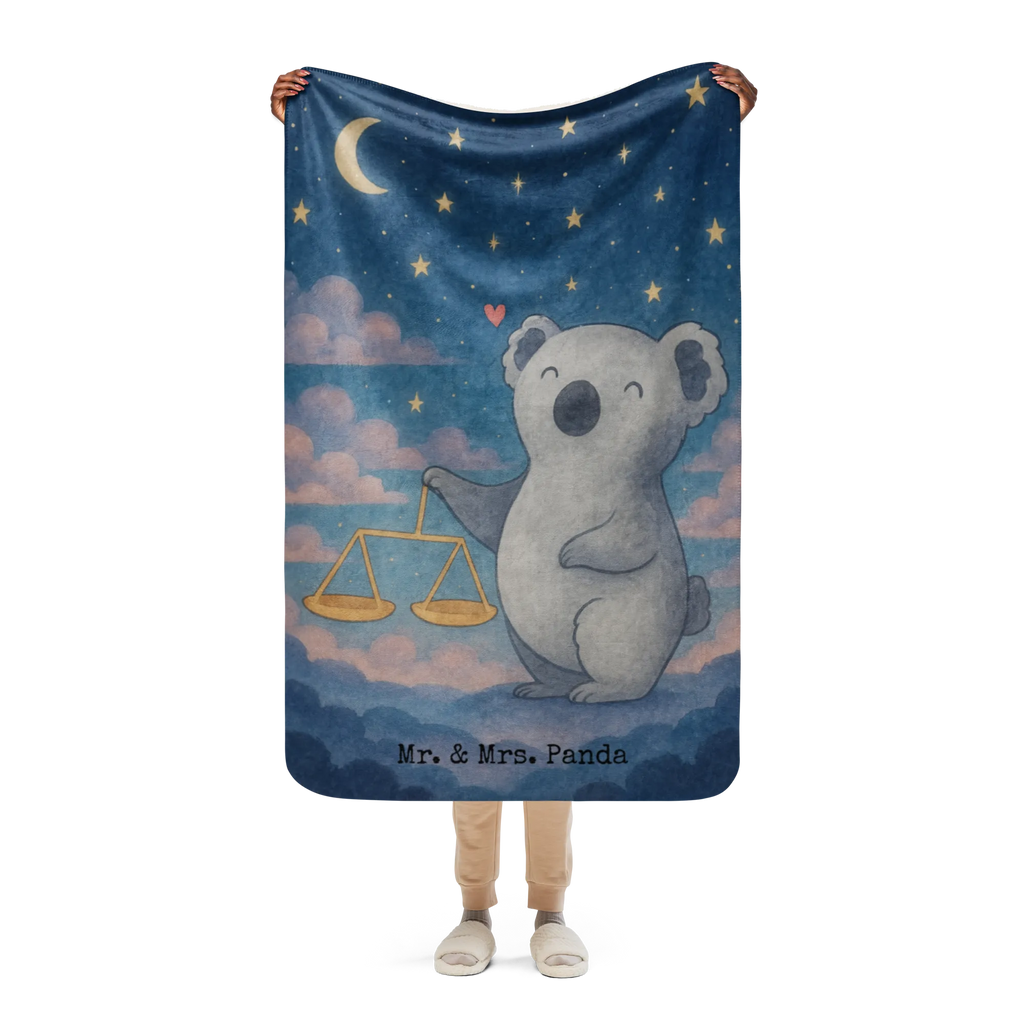 Sherpa cuddly blanket Scale Astrology Design Tierkreiszeichen, Sternzeichen, Horoskop, Astrologie, Aszendent, Geschenk, Geburtstagsgeschenk, Waage, Geschenk zum Geburtstag