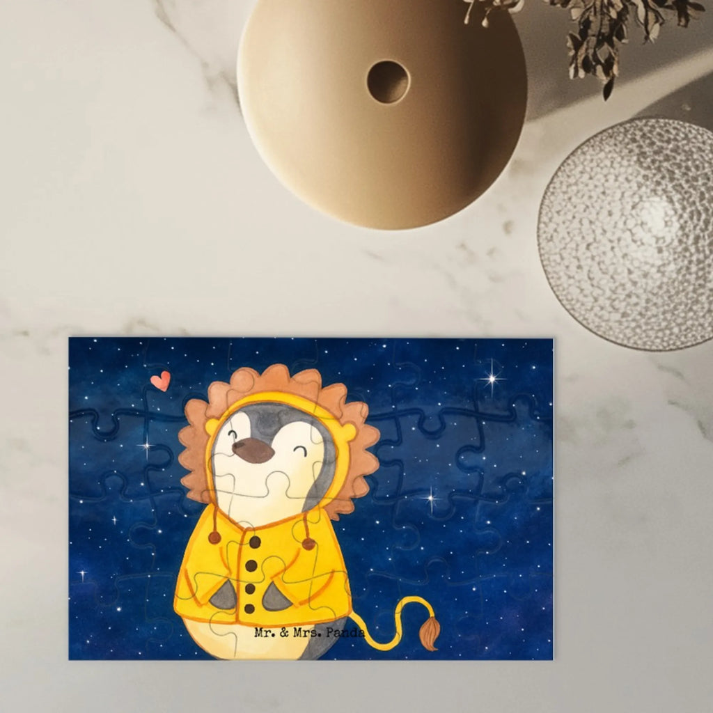 Puzzle Lion Astrology Design Puzzle, Tierkreiszeichen, Sternzeichen, Horoskop, Astrologie, Aszendent, Geburtstagsgeschenk, Geschenkidee zum Geburtstag, Sternzeichen Löwe, Löwe