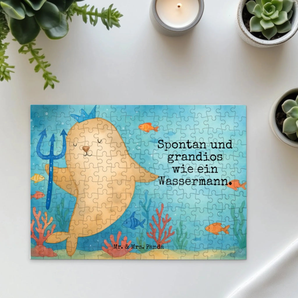 Puzzle Star sign Aquarius Design Puzzle, Tierkreiszeichen, Sternzeichen, Horoskop, Astrologie, Aszendent, Wassermann Geschenk, Wassermann Sternzeichen, Geschenk Februar, Meermann, Geburtstag Januar, Geschenk Januar, Geburtstag Februar, Meer Geschenk, Nix