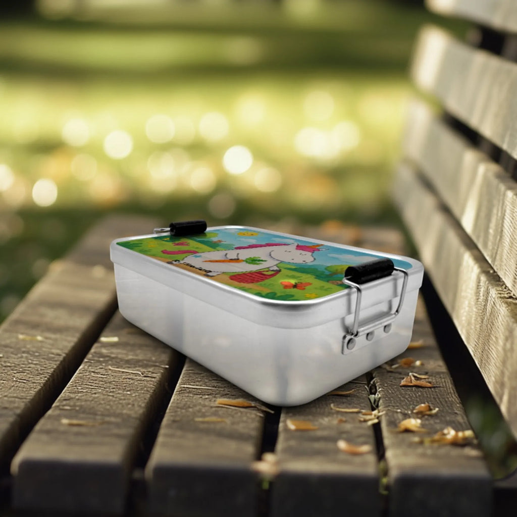 Metal Lunchbox unicorn Vegan Design Brotbox, Brotdose, Einhorn, Einhörner, Einhorn Deko, Unicorn, Veganismus, vegan, Veganer, Gesund leben, Gesund essen, Rohkost, Vegetariar