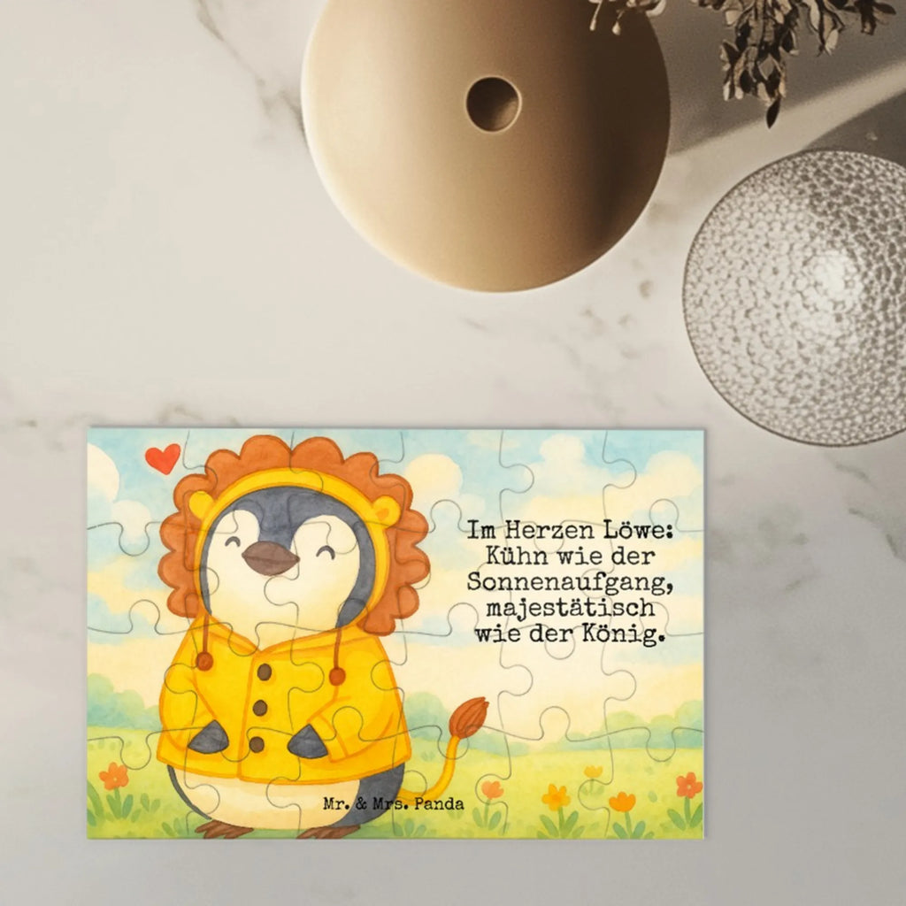 Puzzle Lion Astrology Design Puzzle, Tierkreiszeichen, Sternzeichen, Horoskop, Astrologie, Aszendent, Geburtstagsgeschenk, Geschenkidee zum Geburtstag, Sternzeichen Löwe, Löwe