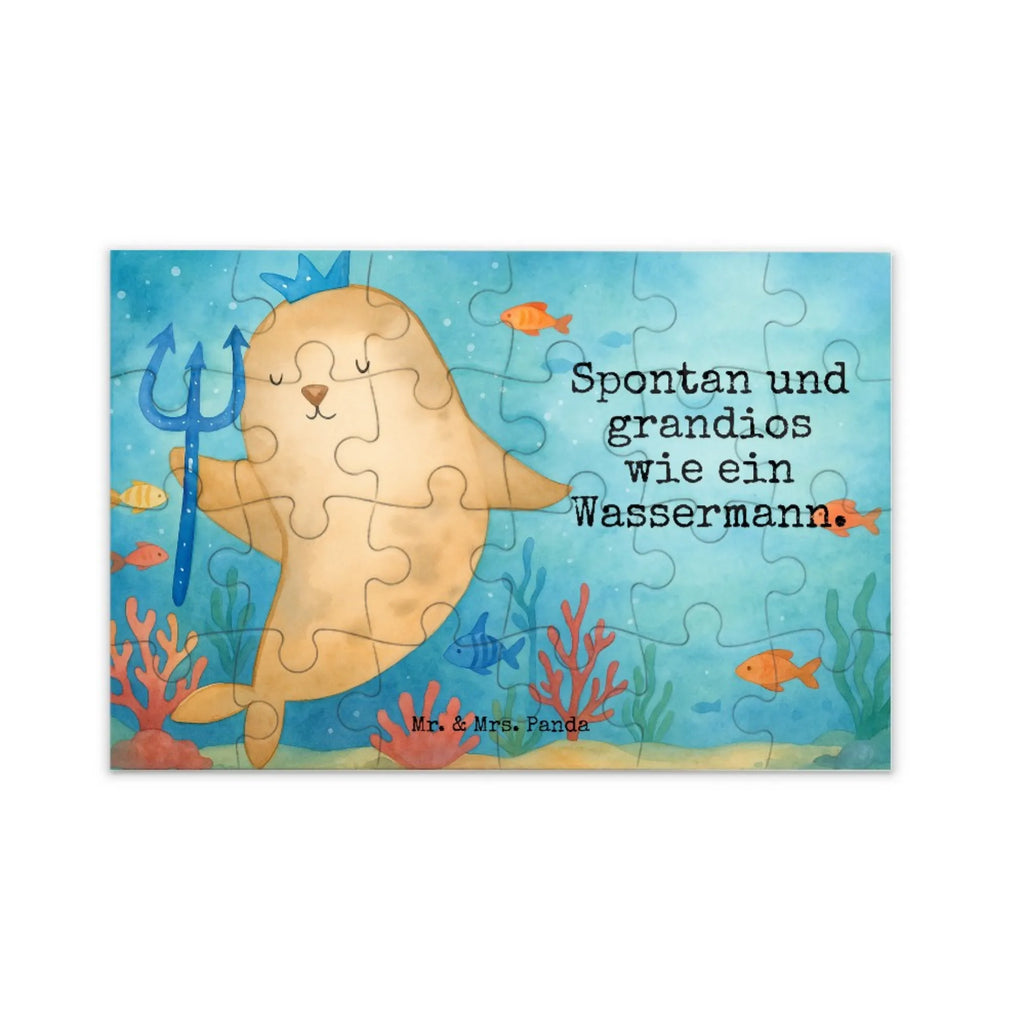 Puzzle Star sign Aquarius Design Puzzle, Tierkreiszeichen, Sternzeichen, Horoskop, Astrologie, Aszendent, Wassermann Geschenk, Wassermann Sternzeichen, Geschenk Februar, Meermann, Geburtstag Januar, Geschenk Januar, Geburtstag Februar, Meer Geschenk, Nix