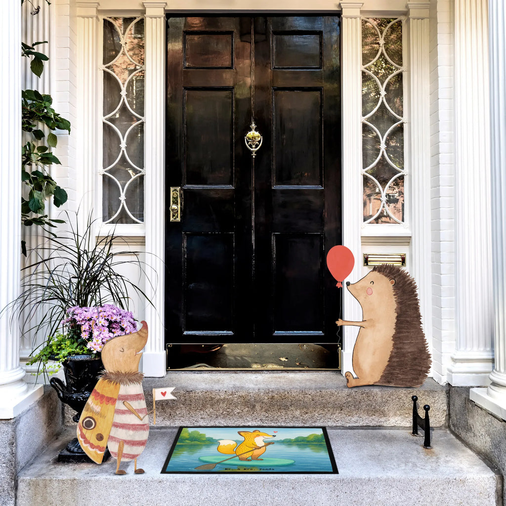 Fußmatte Fuchs Stand Up Paddling Design Fußabstreifer, Matte, Fußmatte innen, Fussmatten, Fußabtreter, Schmutzfangmatte, Schmutzmatte, Türmatte, Sauberlaufmatte, Fußmatte outdoor, Eingangsteppich, Fußmatte außen, Fußmatten, Türvorleger, Fußabtreter außen, Fussmatten online, Schmutzfangteppich, Vorleger, Fußabstreifer außen, Motivfußmatte, Haustürmatte, Schmutzfänger, Gummimatte, Fußmatte außen wetterfest, Gummi Matte, Fußmatte waschbar, Schmutzfangmatte waschbar, Geschenk, Sport, Sportart, Hobby, Schenken, Danke, Dankeschön, Auszeichnung, Gewinn, Sportler, Stand Up Paddling, Paddle Boarding, SUB, subben, Stand up paddle