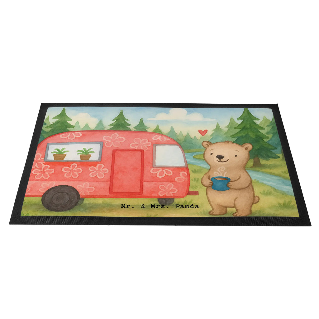Fußmatte Bär Camper Design Fußabtreter, Fußabstreifer außen, Vorleger, Schmutzfangmatte waschbar, Schmutzmatte, Fußmatte outdoor, Fußmatte außen wetterfest, Matte, Motivfußmatte, Schmutzfangteppich, Fußabtreter außen, Eingangsteppich, Fußabstreifer, Fussmatten, Schmutzfangmatte, Gummimatte, Haustürmatte, Türvorleger, Türmatte, Gummi Matte, Fußmatte waschbar, Fussmatten online, Fußmatten, Sauberlaufmatte, Fußmatte außen, Fußmatte innen, Schmutzfänger, Geschenk, Sport, Sportart, Hobby, Schenken, Danke, Dankeschön, Auszeichnung, Gewinn, Sportler, Wohnmobil, Urlaub, Camper, Roadtrip, Zelten, Campingplatz, Campen