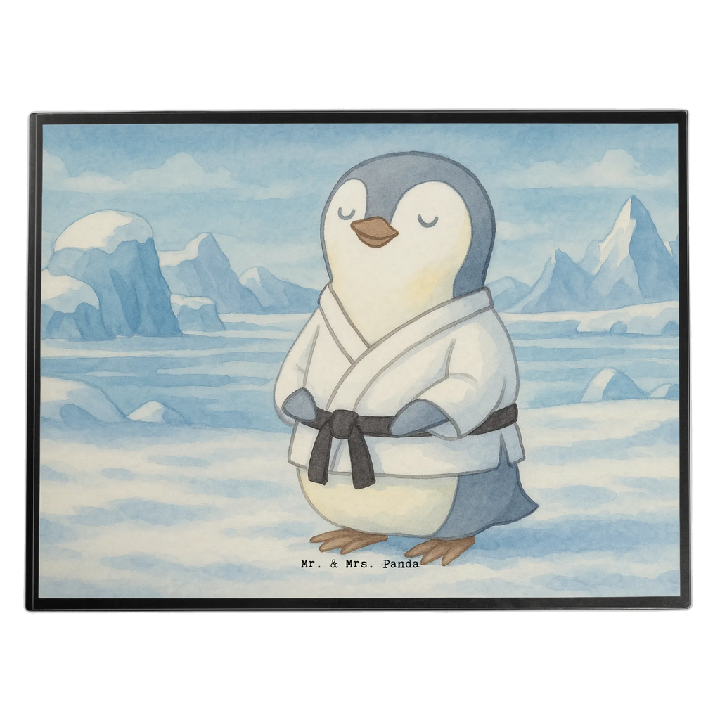 Schreibtischunterlage Pinguin Karate Design Büroartikel, Bürobedarf, Schreibunterlage, Schreibtischauflage, Schreibtisch Unterlagen, Schreibwaren, Schreibtischunterlage Groß, Geschenk, Sport, Sportart, Hobby, Schenken, Danke, Dankeschön, Auszeichnung, Gewinn, Sportler, Kampfsportart, Karate, Kampfkunst, Selbstverteidigung, Karate Verein