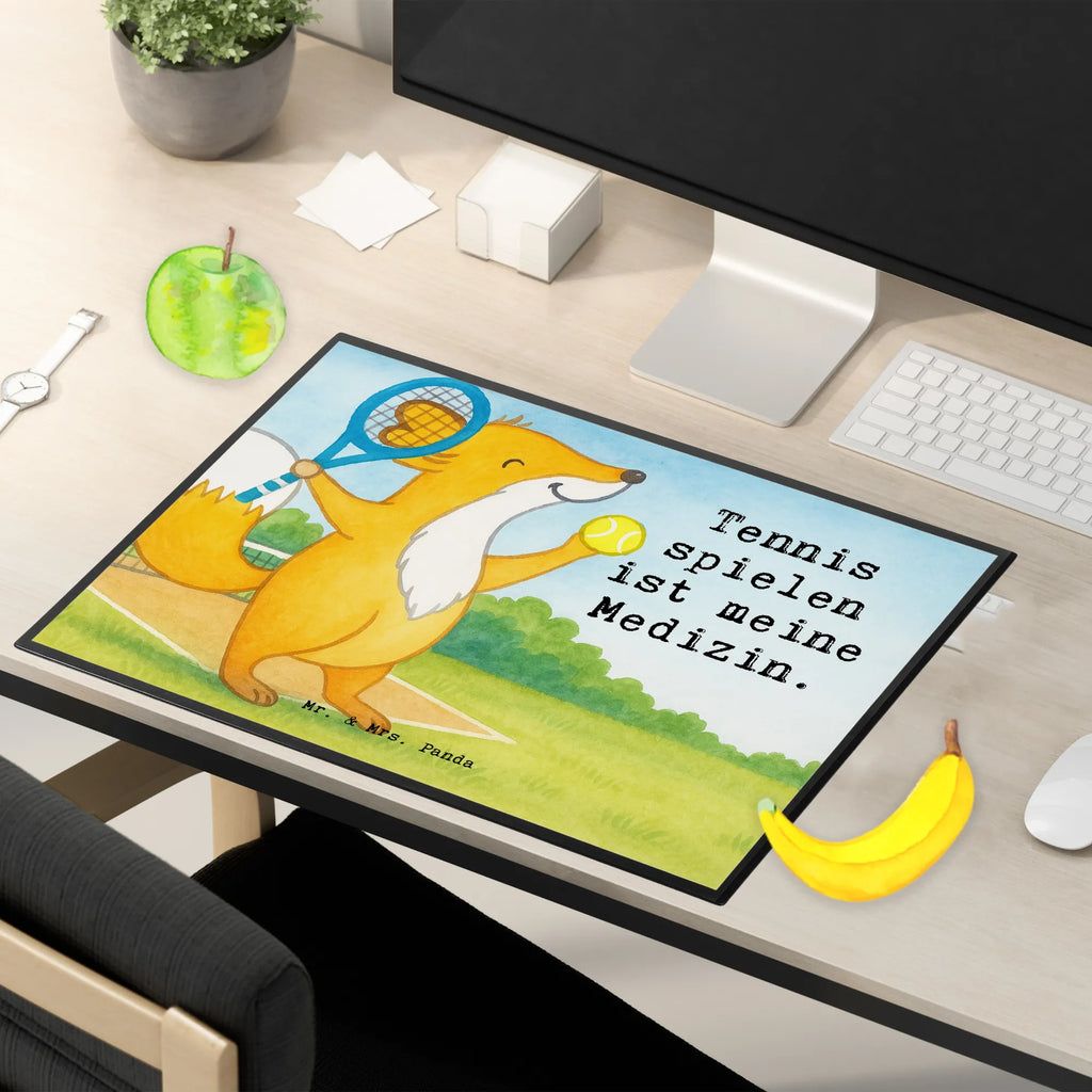 Schreibtischunterlage Fuchs Tennis spielen Design Schreibwaren, Schreibunterlage, Büroartikel, Schreibtischunterlage Groß, Schreibtischauflage, Bürobedarf, Schreibtisch Unterlagen, Geschenk, Sport, Sportart, Hobby, Schenken, Danke, Dankeschön, Auszeichnung, Gewinn, Sportler, Tennisverein, Tennis Turnier, Tennis spielen, Tennisclub, Ballsportart
