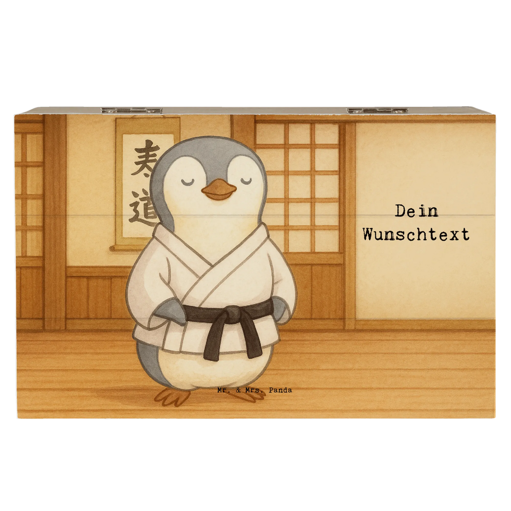 Personalisierte Holzkiste Pinguin Karate Design GEschenkdose personalisiert, Truhe Personalisiert, mit Namen, Erinnerungsbox mit Namen, Erinnerungsbox Personalisiert, Erinnerungskiste Personalisiert, Schatzkiste mit Namen, Dekokiste mit Namen, Holzkiste Personalisiert, Dekokiste Personalisiert, Kiste mit Namen, Erinnerungskiste, Schatulle Personalisiert, Geschenkbox personalisiert, Schatzkiste Personalisiert, Schatulle mit Namen, Kiste Personalisiert, Truhe mit Namen, Aufbewahrungsbox Personalisiert, Aufbewahrungsbox mit Namen, Holzkiste mit Namen, Geschenk, Sport, Sportart, Hobby, Schenken, Danke, Dankeschön, Auszeichnung, Gewinn, Sportler, Kampfkunst, Karate Verein, Selbstverteidigung, Kampfsportart, Karate