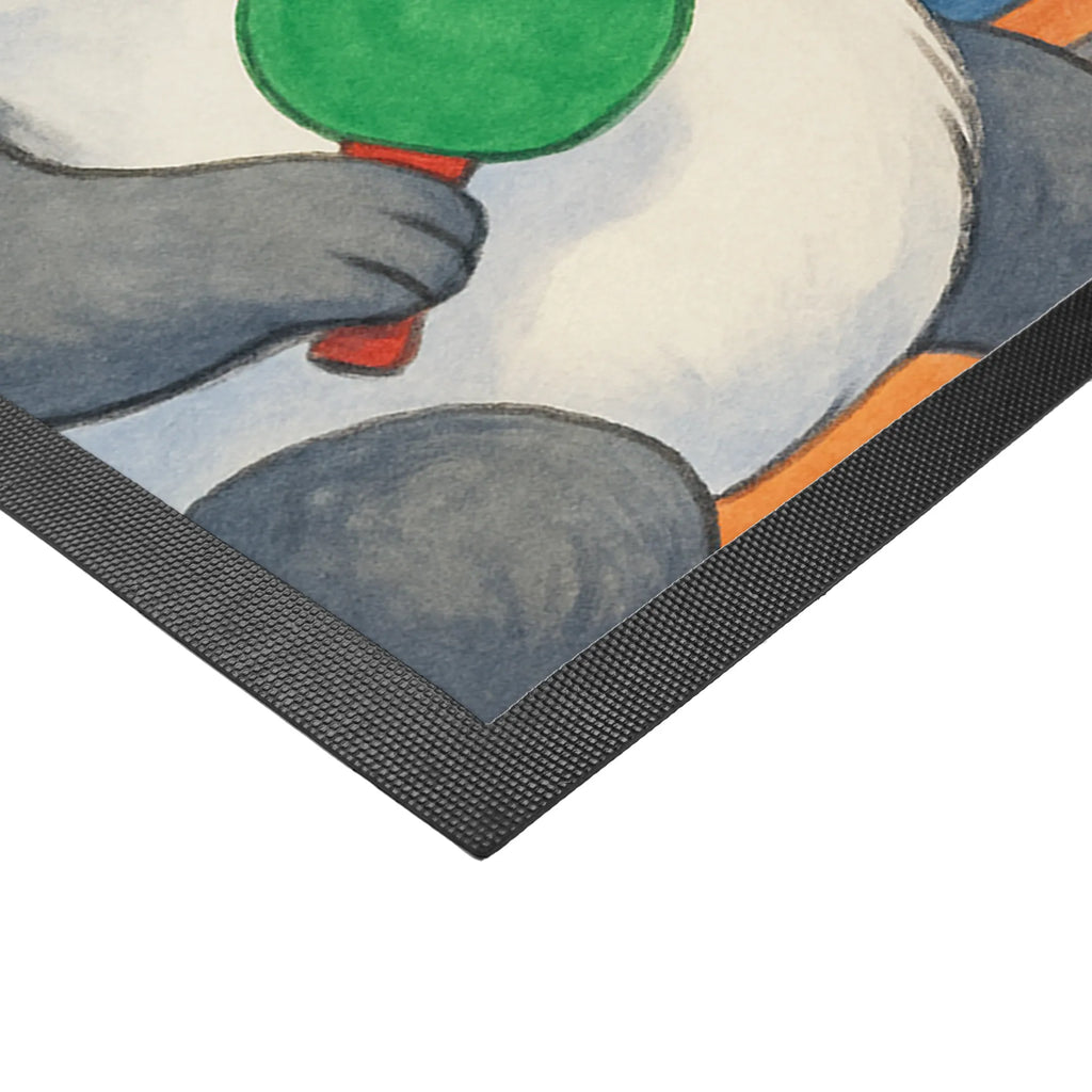 Personalisierte Fußmatte Panda Tischtennis Design Personalisiert, Fußmatte bedrucken, Personalisierte Fußmatte, Fußmatte mit Namen, Namensfussmatte, Personalisieruung, Türvorleger mit Namen, Bedrucken, Haustürmatte personalisiert, Türvorleger personalisiert, Wunschnamen, Geschenk, Sport, Sportart, Hobby, Schenken, Danke, Dankeschön, Auszeichnung, Gewinn, Sportler, Tischtennis, Tischtennis Bund, Tischtennis Verein, Ballsport
