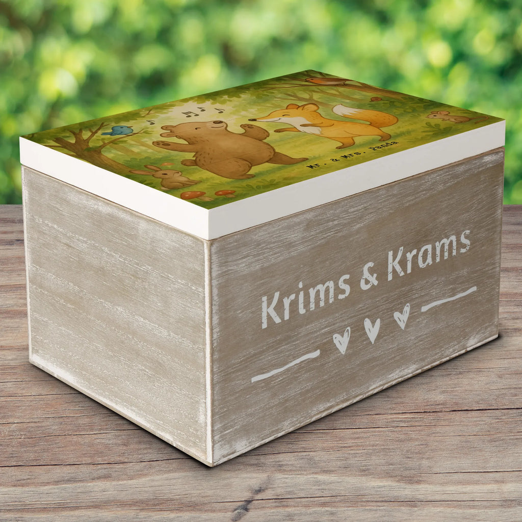 Holzkiste Hase Tanzen Design Truhe, XXL, Schatzkiste, Schatulle, Geschenkbox, Erinnerungsbox, Erinnerungskiste, Aufbewahrungsbox, Kiste, Holzkiste, Geschenkdose, Dekokiste, Geschenk, Sport, Sportart, Hobby, Schenken, Danke, Dankeschön, Auszeichnung, Gewinn, Sportler, tanzen gehen, Tanzen, Tanzkurs, Tanzschule