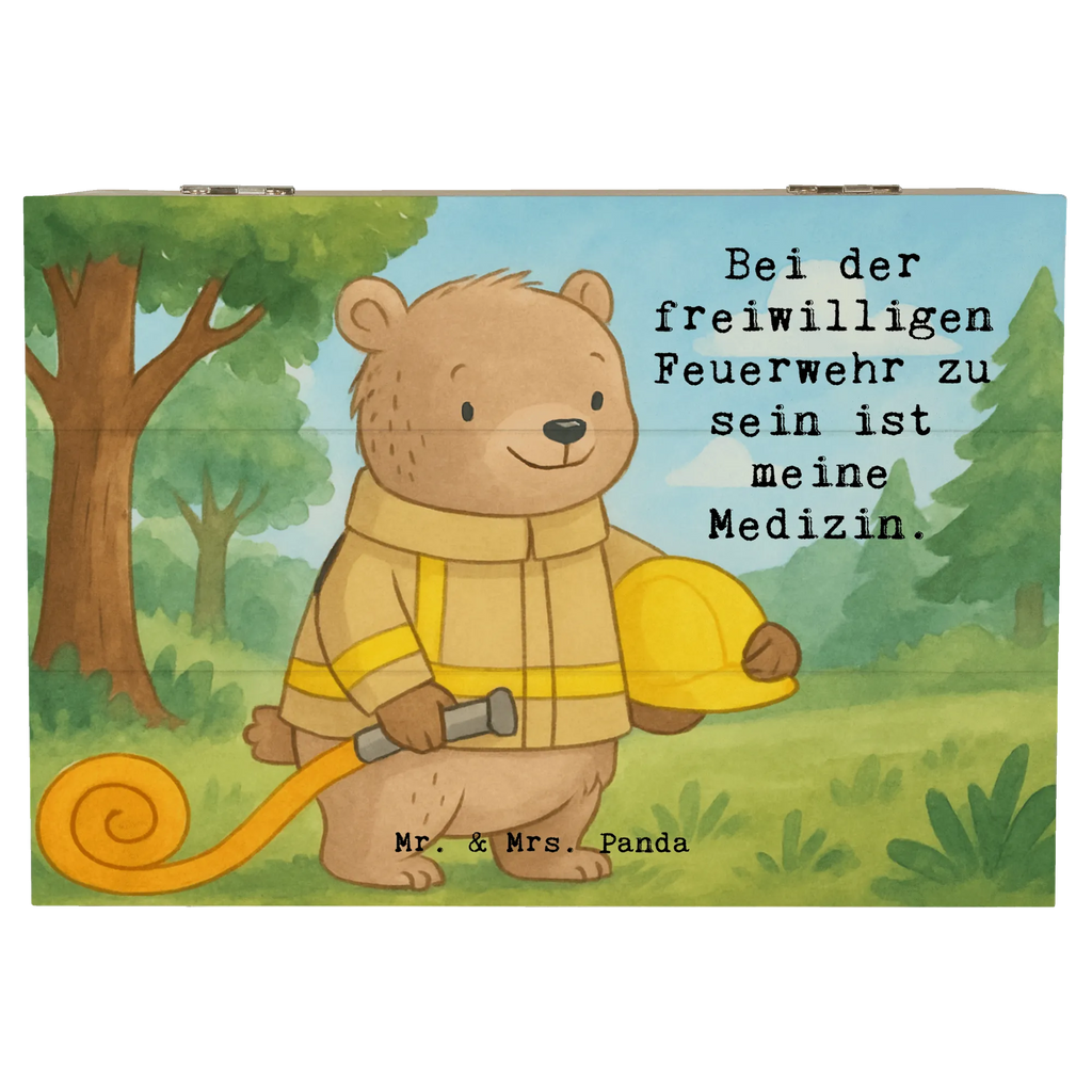 Holzkiste Bär Freiwillige Feuerwehr Design Dekokiste, Geschenkbox, Kiste, XXL, Geschenkdose, Erinnerungskiste, Aufbewahrungsbox, Truhe, Schatzkiste, Schatulle, Erinnerungsbox, Holzkiste, Geschenk, Sport, Sportart, Hobby, Schenken, Danke, Dankeschön, Auszeichnung, Gewinn, Sportler, Jugendfeuerwehr, Feuerwehrfest, Freiwillige Feuerwehr